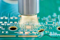 Plasma cleaning and activation of PCB